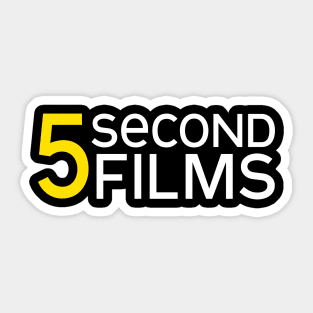 5secondfilms Logo Shirt Sticker